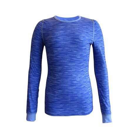 Athletic Works Girls' Performance Base Layer Crew Neck Thermal Shirt ...