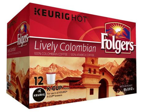 Folgers Lively Colombian K-Cup Coffee Pods | Walmart Canada