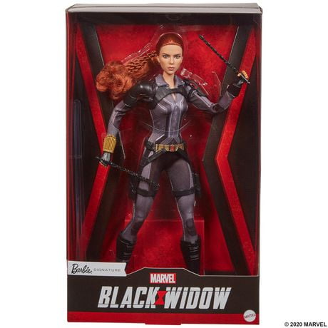 black widow barbie limited edition