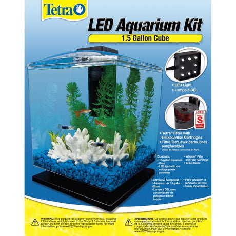 Tetra Trousse d'aquarium a DEL Reservoir 1,5 gallons (5,6 L)