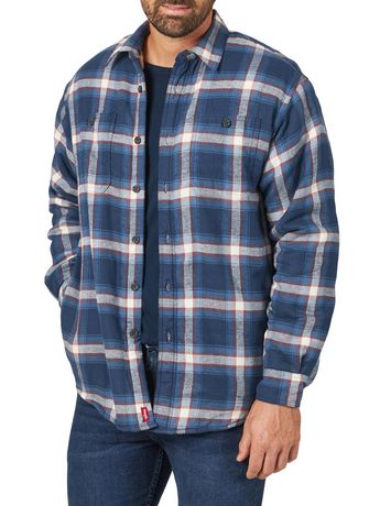 Wrangler Men's Long Sleeve Heavyweight Shirt Jacket | Walmart Canada