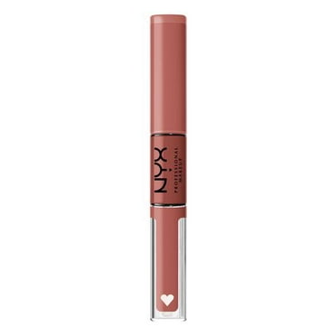 NYX PROFESSIONAL MAKEUP, Shine Loud, High shine lip colour, 16HR wear, Vegan Formula - BORN TO HUSTLE (Muted Rose), 16h loud shine lip colour