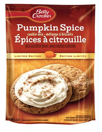 betty crocker spice pumpkin cookie mix limited edition ca