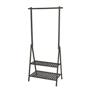 GOCHUSX Garment Rack, Underwear Display Stand, Free Standing Hanging  Clothes Shelf，Storage Shelves For Hanging Clothes, Easy To Install (Color :  Black, Size : 120X40X135CM) : : Home