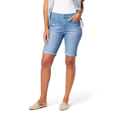 Signature by Levi Strauss & Co.® Women’s Mid-Rise Bermuda Shorts, Available sizes: 2 - 18