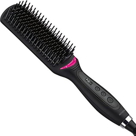 Salon One-Step Straight and Shine™ XL Heated Brush, Fewer passes, less heat related damage