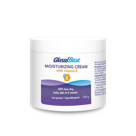 Crème hydratante Glaxal Base pour la peau sensible avec vitamine E 250 g