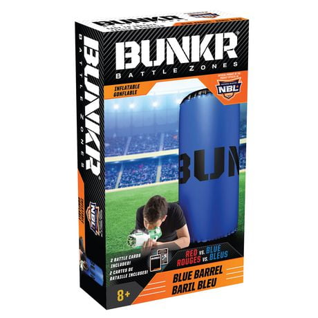 BUNKR Inflatable Blue Barrel for Blaster Battles | Walmart Canada