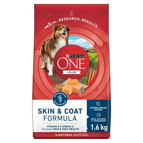 Purina ONE +Plus Skin & Coat Salmon, Dry Dog Food, 1.6-9.5 kg