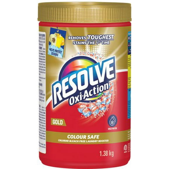 RESOLVE® In Wash Powder - GOLD Oxi-Action 1.38 kg, 1.38 kg