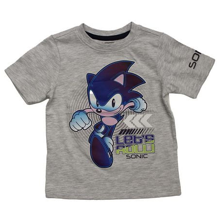 T-shirt Sonic pour tout-petits garçons. Tailles: 2T-5T