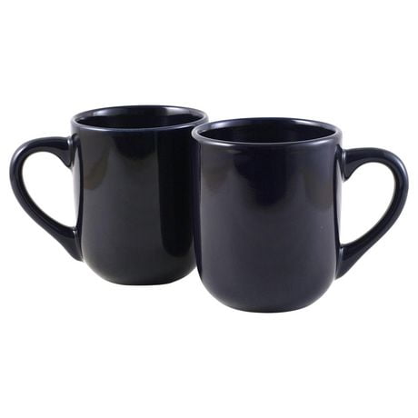 Mainstays Glazed Grey Stoneware 12 - Ounces Mug, Color glaze with ...