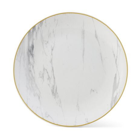 Mainstays Glazed Marble Round Stoneware Dinner Plate, 10.5”, Decal with stoneware