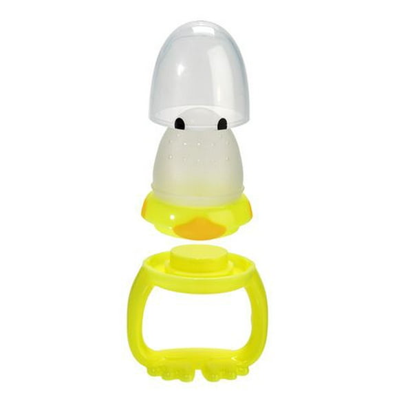 Melii Silicone Duck Fresh Food Feeder & Teether for Baby – BPA Free, Dishwasher & Microwave Safe