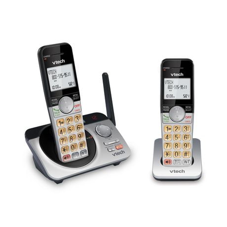 Vtech Handset Extended Range Dect Expandable Cordless Phone With Answering System Cs