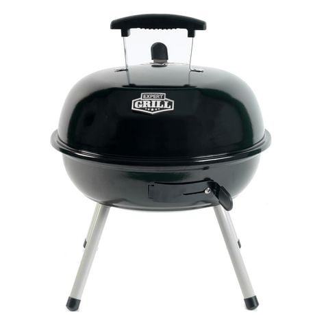 Expert Grill 14.5” Portable Dome Charcoal Grill, Black, CBT2203W-C, 138 Sq. In. cooking area