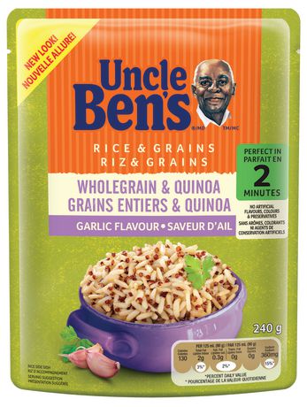 Uncle Ben's BISTRO EXPRESS® Garlic Quinoa and Brown Rice, 240g serving ...