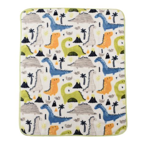 Dinosaur Plush Throw Blanket 40