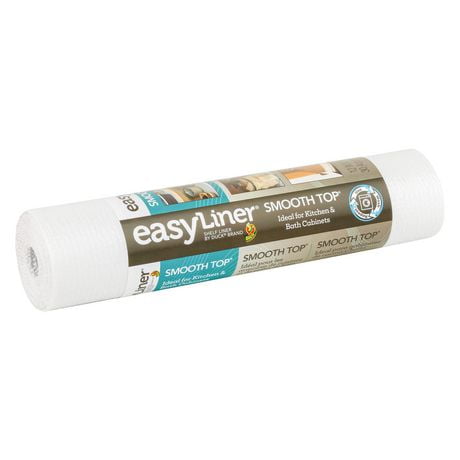 Smooth Top EasyLiner Brand White Shelf Liner, Multiple Sizes Available