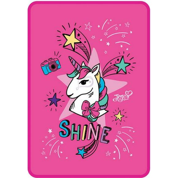 Jojo Siwa Sparkle Shine Plush Blanket