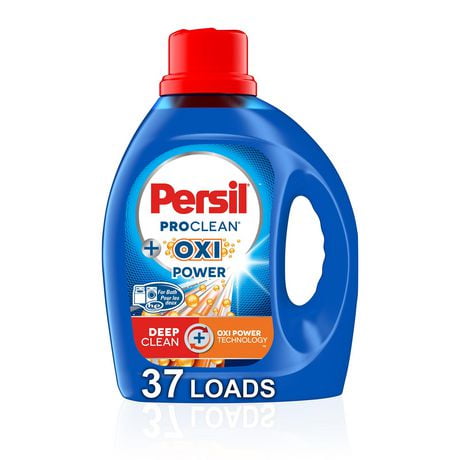Détergent à lessive liquide Persil ProClean, formule améliorée Puissance OXI (utilise de l’oxygène) 2,21 L 37 brassées