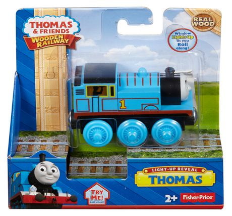 Fisher-Price Thomas & Friends Wooden Railway Light-up Reveal Thomas ...