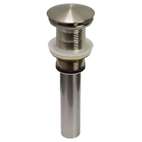 American Imaginations Ai 29474 1 Hole Cupc Approved Lead Free Brass Faucet Set In Brushed Nickel Color Drain Incl Walmart Canada