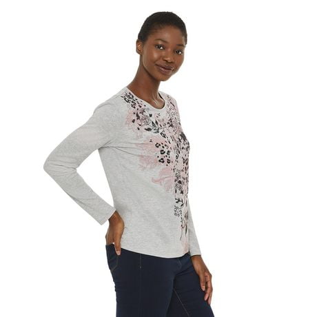 george crew neck long sleeve tee