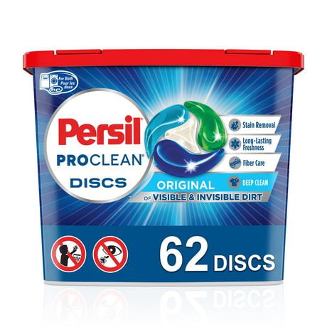 Persil Proclean Laundry Detergent Discs, Original, 62 Discs