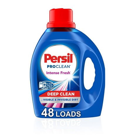 Persil ProClean Liquid Laundry Detergent, Intense Fresh, 2.21L, 48 Loads