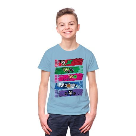 Teen Titans Go ! T-shirt à manches courtes et panneaux