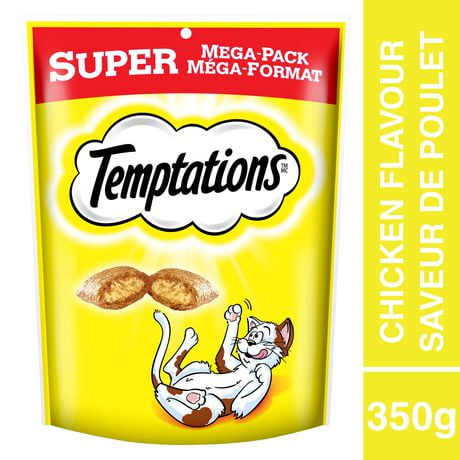 Temptations Tasty Chicken Flavour Soft & Crunchy Adult Cat Treats, 350g