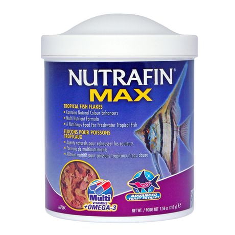 Nutrafin Max Tropical Fish Flakes, 215 g (7.58 oz)