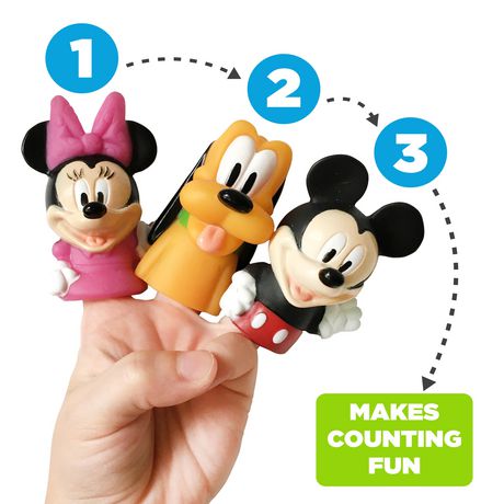 Disney Mickey Mouse Friends Bath, Mickey Mouse Bathtub Finger Puppets