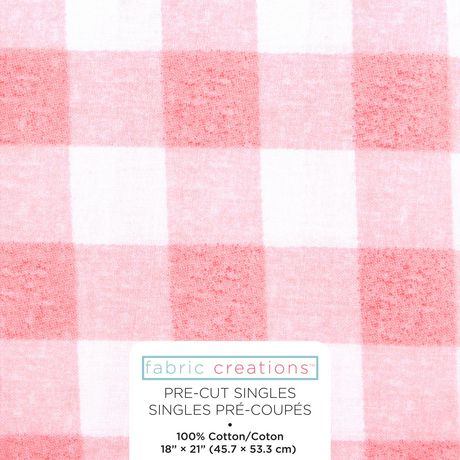 Pink Gingham Fabric -  Canada