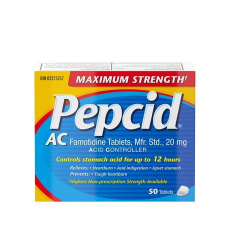 Pepcid AC Maximum Strength Tablets, 50 Count, 50 Count