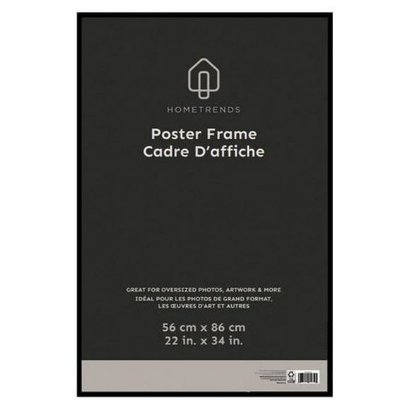 Hometrends Basic Poster Frame 22x34in, Black, Poster Frame - Black