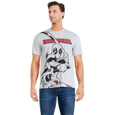 Marvel Men's Deadpool Short Sleeve Tee, Sizes S-XL