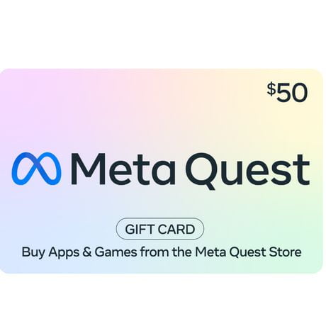 Meta Quest $50 Gift Card (Digital Code)