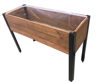 Grapevine Tall Recycled Wood Planter Box | Walmart Canada