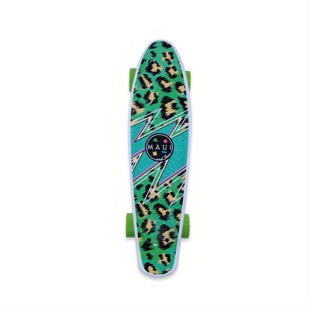 Maui and Sons – Skateboard  avec Imprimé  22" Kicktail, Jungle Riot