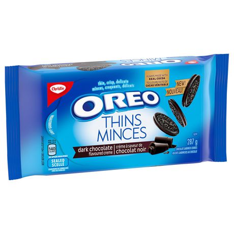 Oreo Thins Dark Chocolate Sandwich Cookies | Walmart Canada