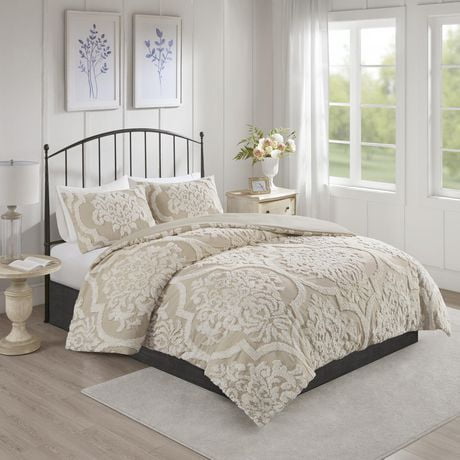 Home Essence Eugenia 3 Piece Tufted Cotton Comforter Set