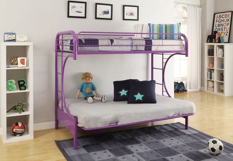 Purple Futon Bunk Bed Factory 54, Twin Over Full Futon Bunk Bed With Mattress
