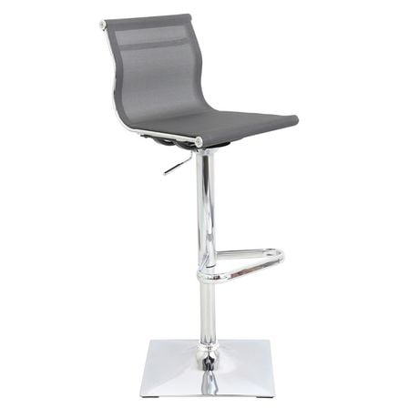 LumiSource Mirage Contemporary Adjustable Barstool