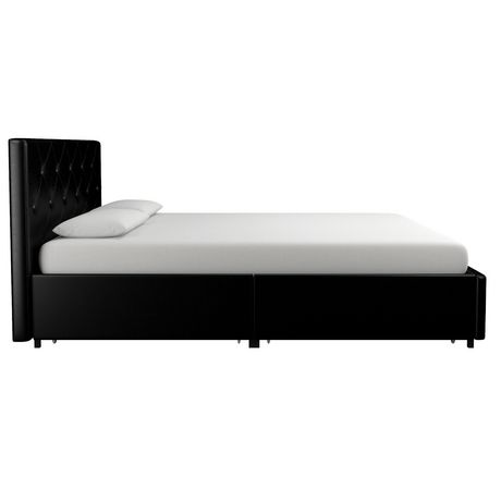 Dhp Dakota Upholstered Bed With Storage, Dhp Dakota Upholstered Platform Bed Queen Size Frame
