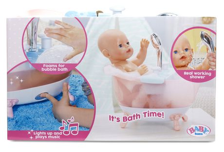 baby born doll bath and shower