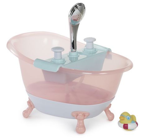 baby born interactive bathtub with foam playset