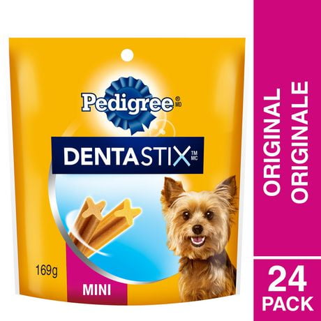 Gâteries pour chiens PEDIGREE Dentastix Mini saveur originale 24-108 Gâteries