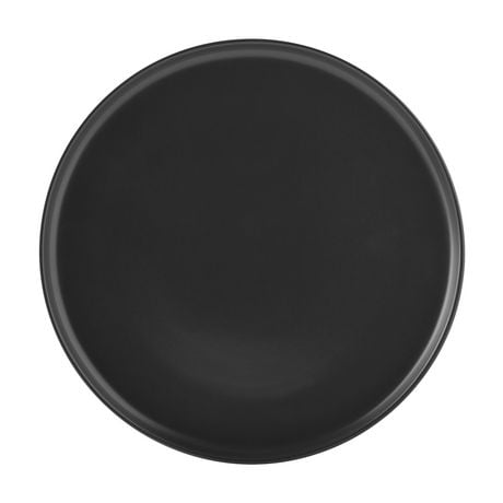 Mainstays Ale Matte Black Stoneware Round Dinner Plate 26,4 cm, DINNER PLATE ALLESANDRA